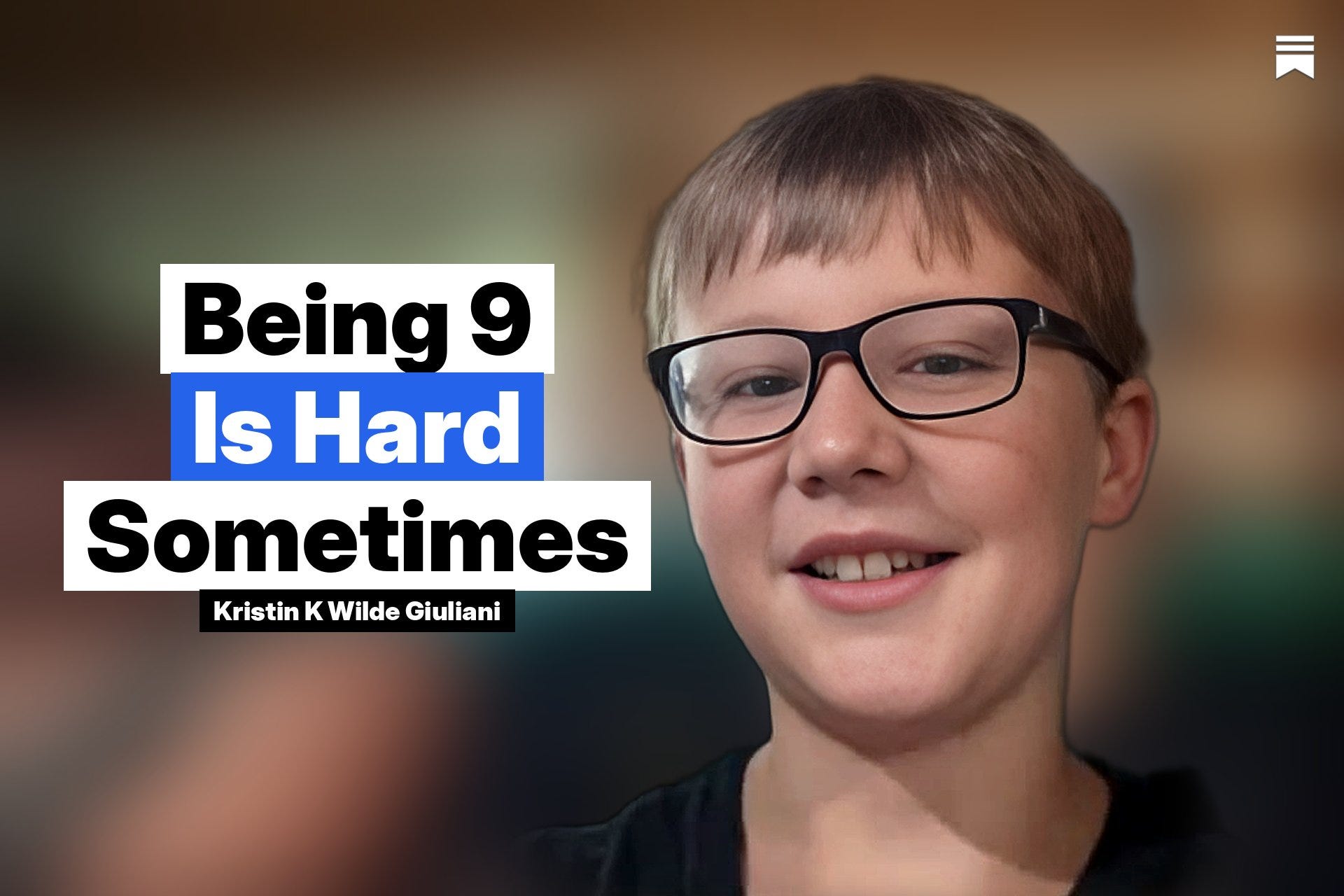 Being nine is hard sometimes episode artwork