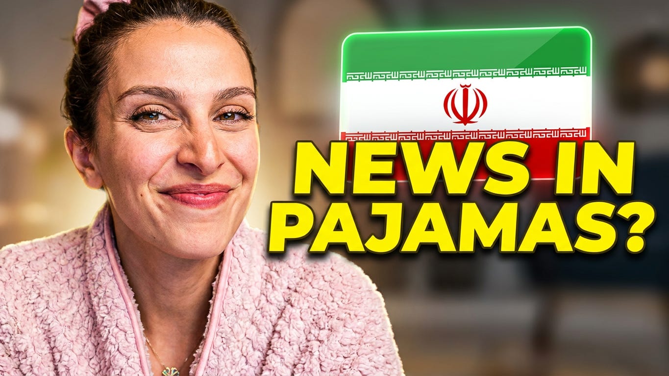 She Reports Iran News In Her Pajamas (S01E77) episode artwork