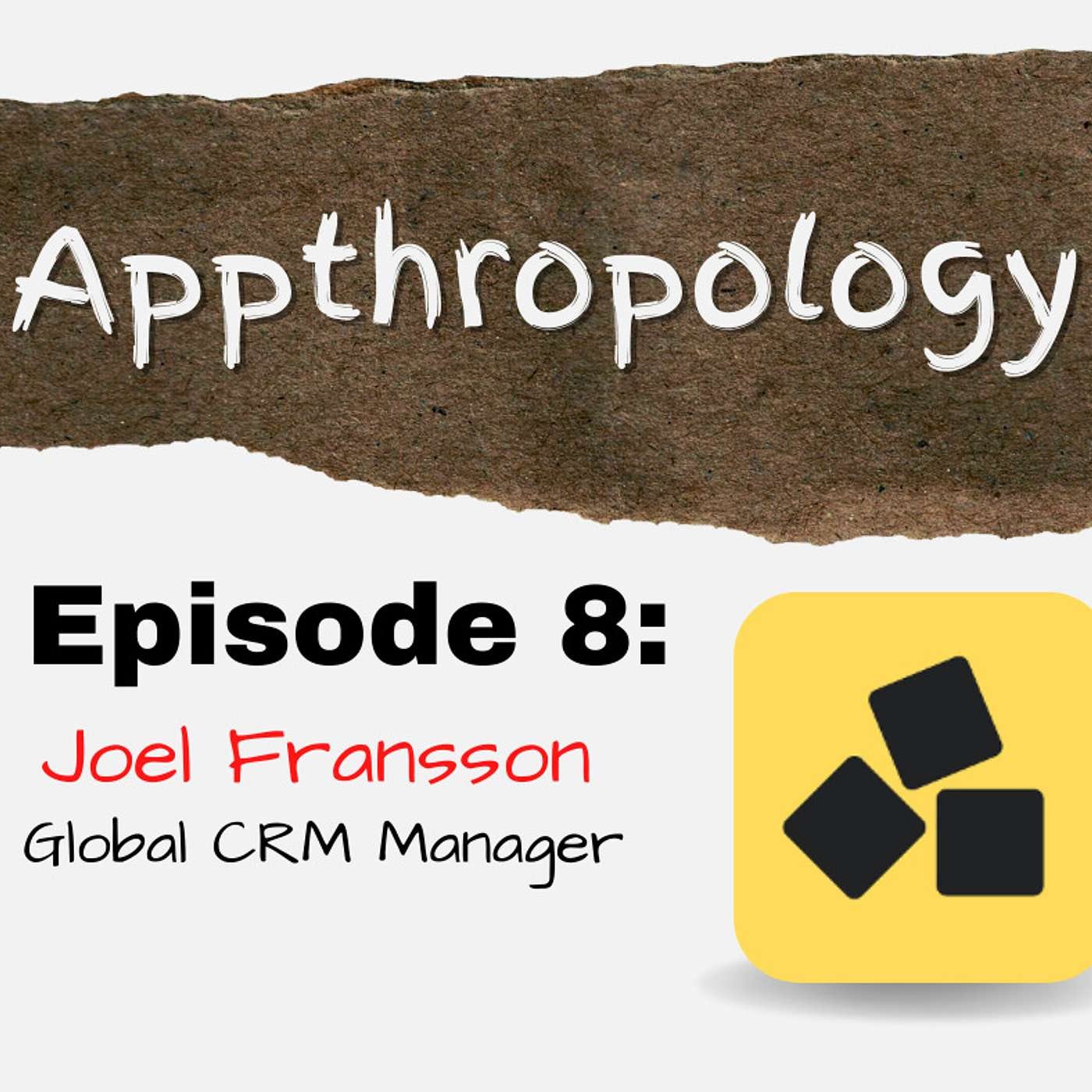 Episode 8 - The role of CRM in FinTech apps with Joel Fransson (Anyfin) episode artwork