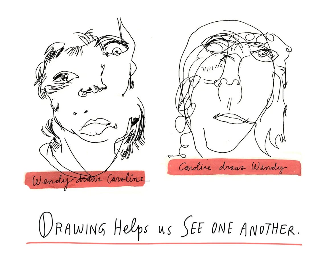 #26 Blind Contour: Looking & Loving