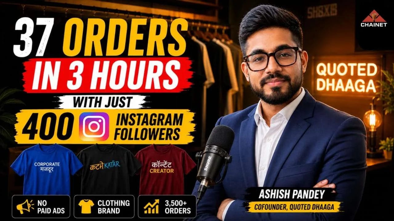  37 Orders in 3 Hours With Just 400 Instagram Followers episode artwork