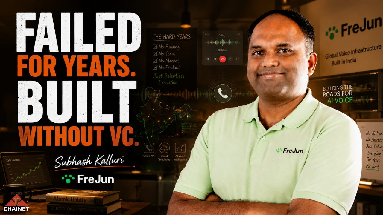 Subhash Failed for Years Then Built FreJun Without VC Money episode artwork