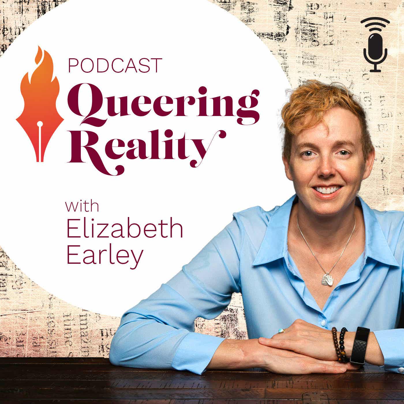 Logo of the podcast Queering Reality Podcast