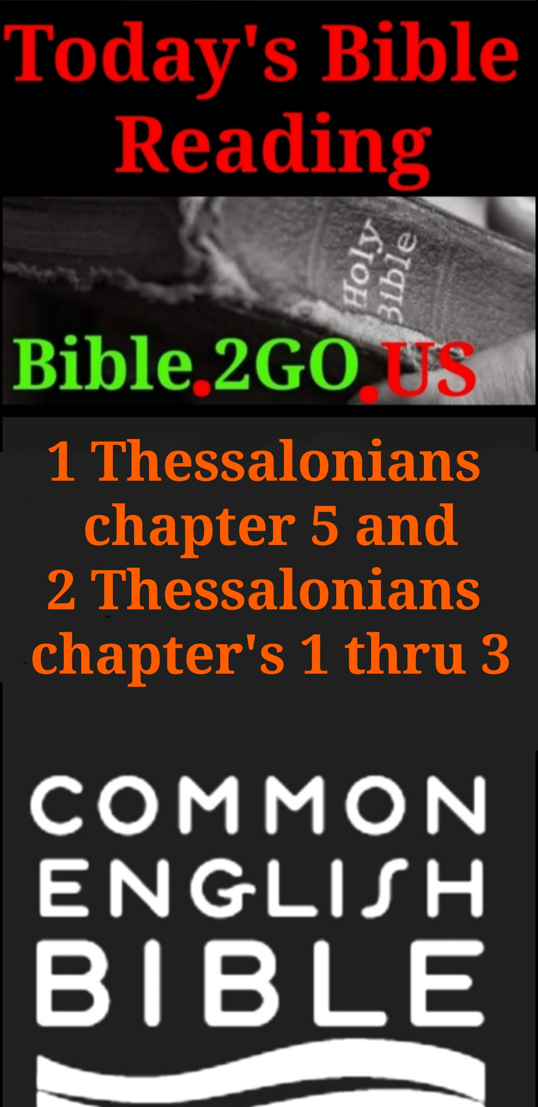 Bible 2GO ● Daily Bible Reading ● Audio Bible 2GO