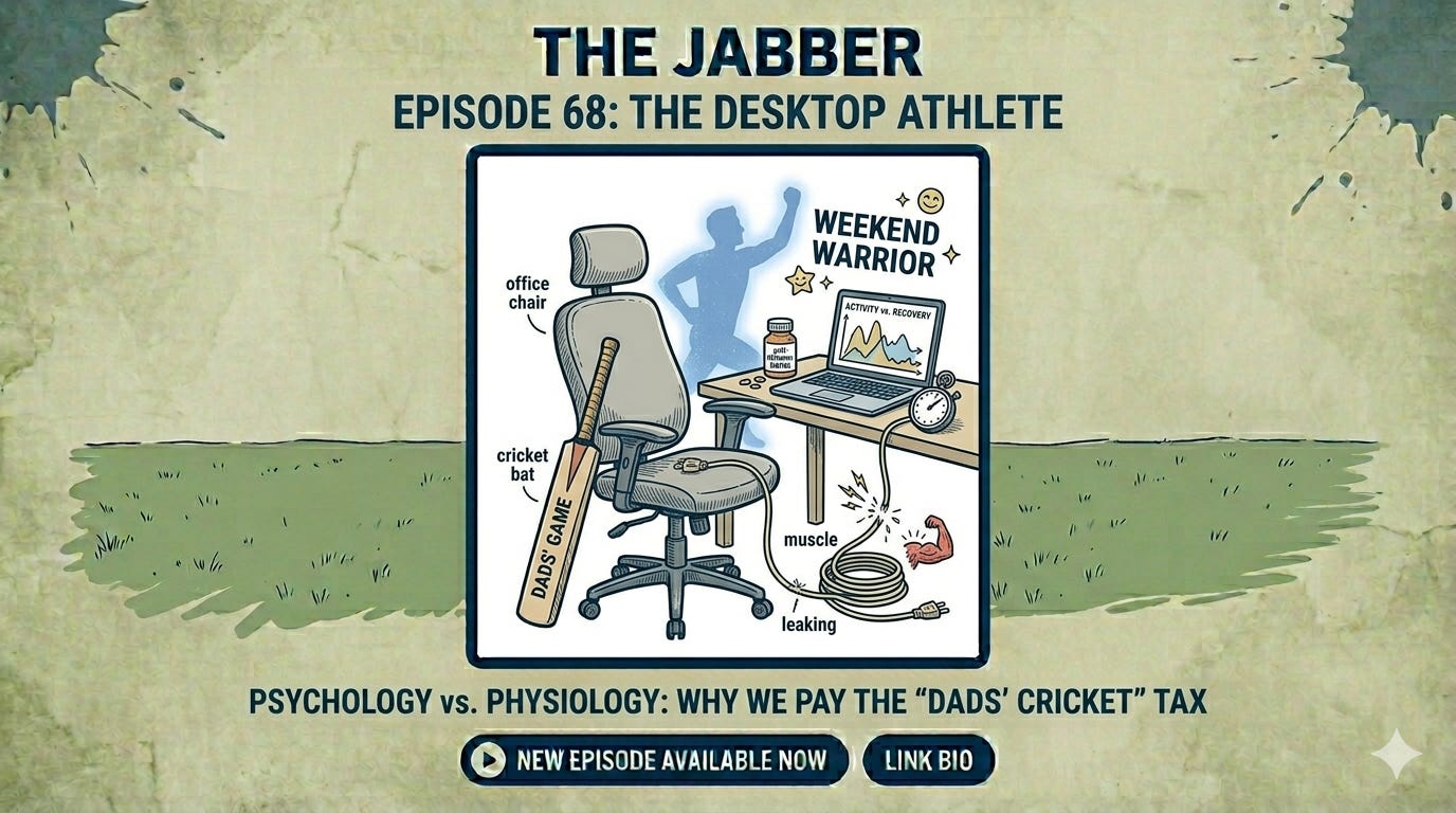 The desktop athlete: Paying the ‘dads' cricket’ tax episode artwork