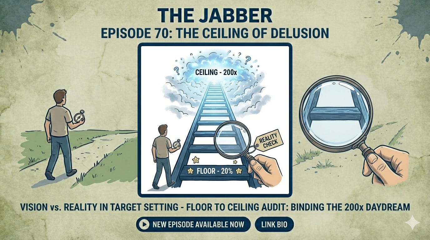 The ceiling of delusion: Auditing high-altitude targets episode artwork