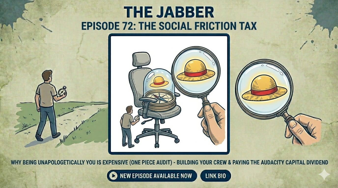The social friction tax: Why being yourself is expensive (A One Piece audit) episode artwork