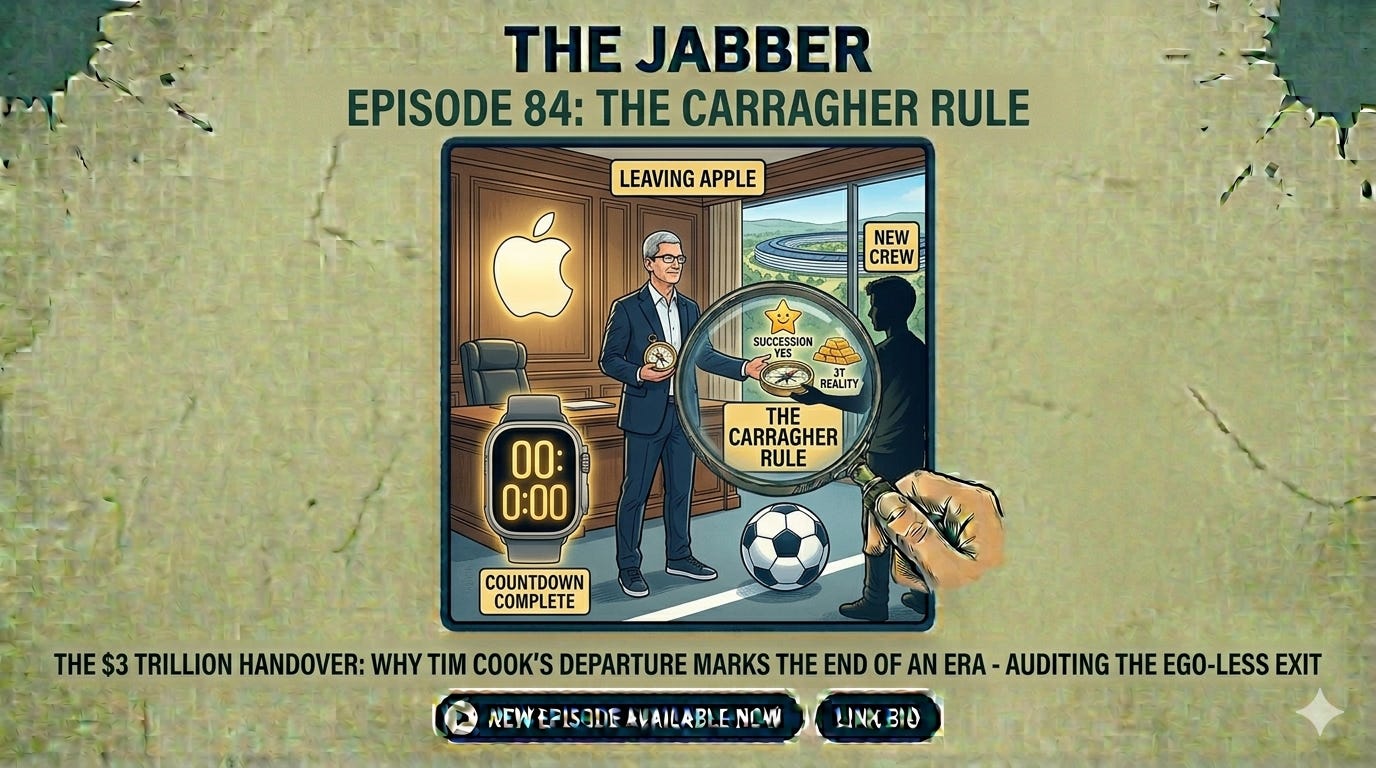 The Carragher rule: Leaving before the game leaves you episode artwork