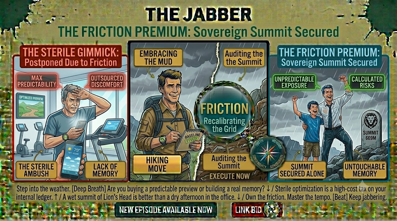 The friction premium: Reclaiming the unoptimised memory episode artwork