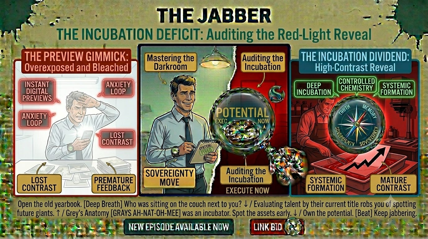 The red-light reveal: Navigating the incubation deficit episode artwork
