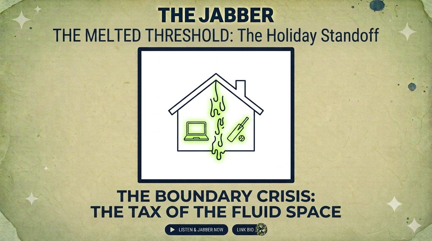 The melted threshold: The holiday standoff episode artwork