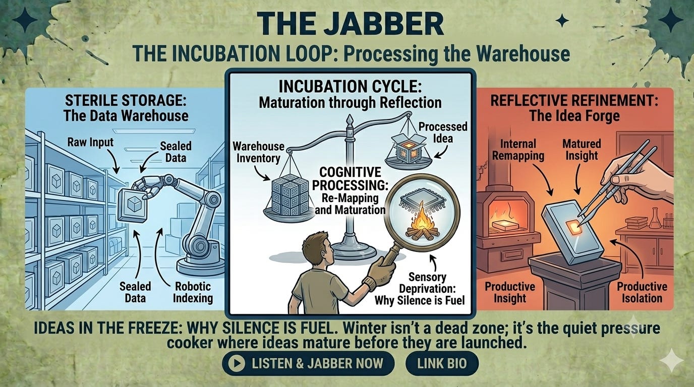 The incubation loop: Processing the warehouse episode artwork
