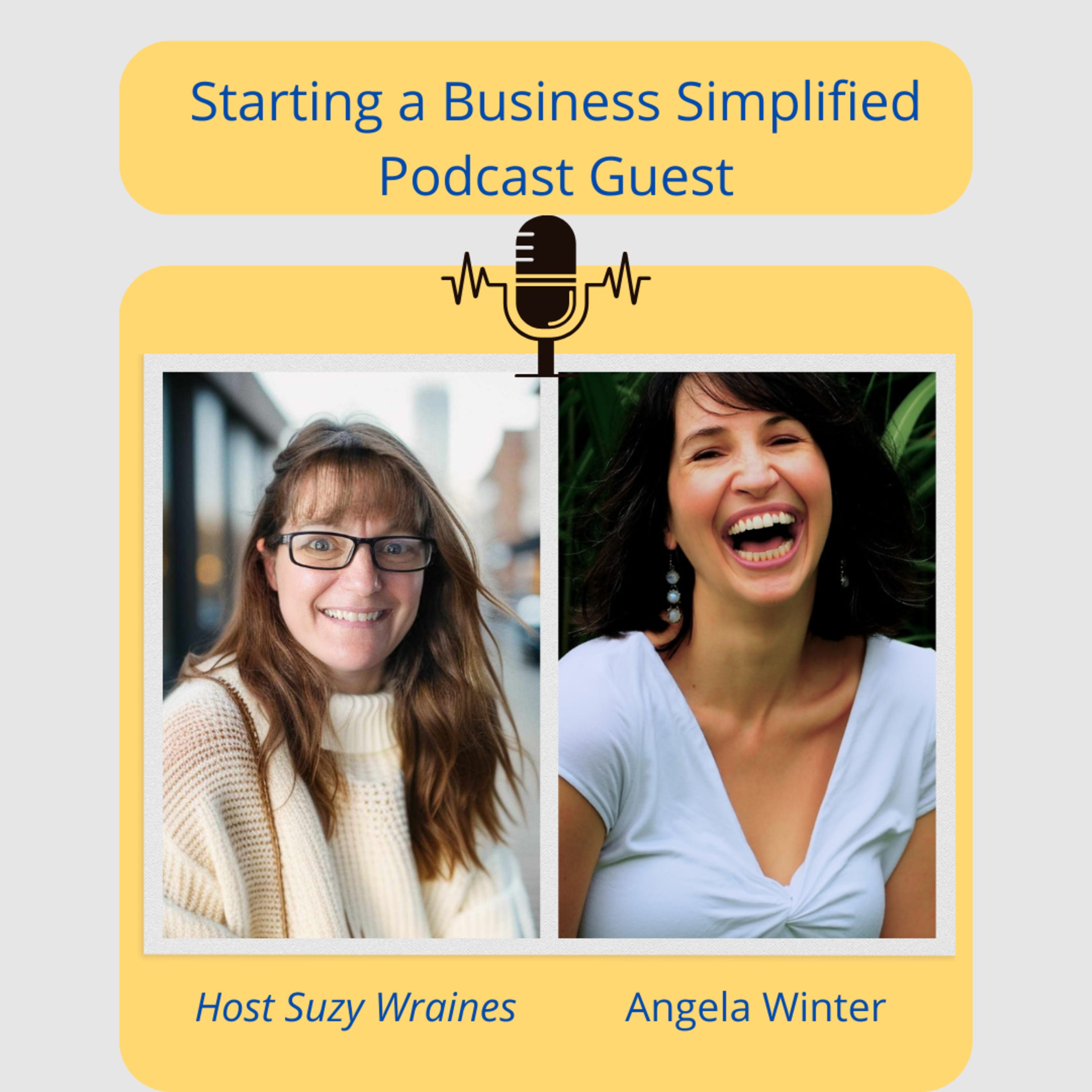 Ep. 43 Standing Out as Your Authentic Self: Angela Winter's Blend of Self-Discovery and Web Design episode artwork