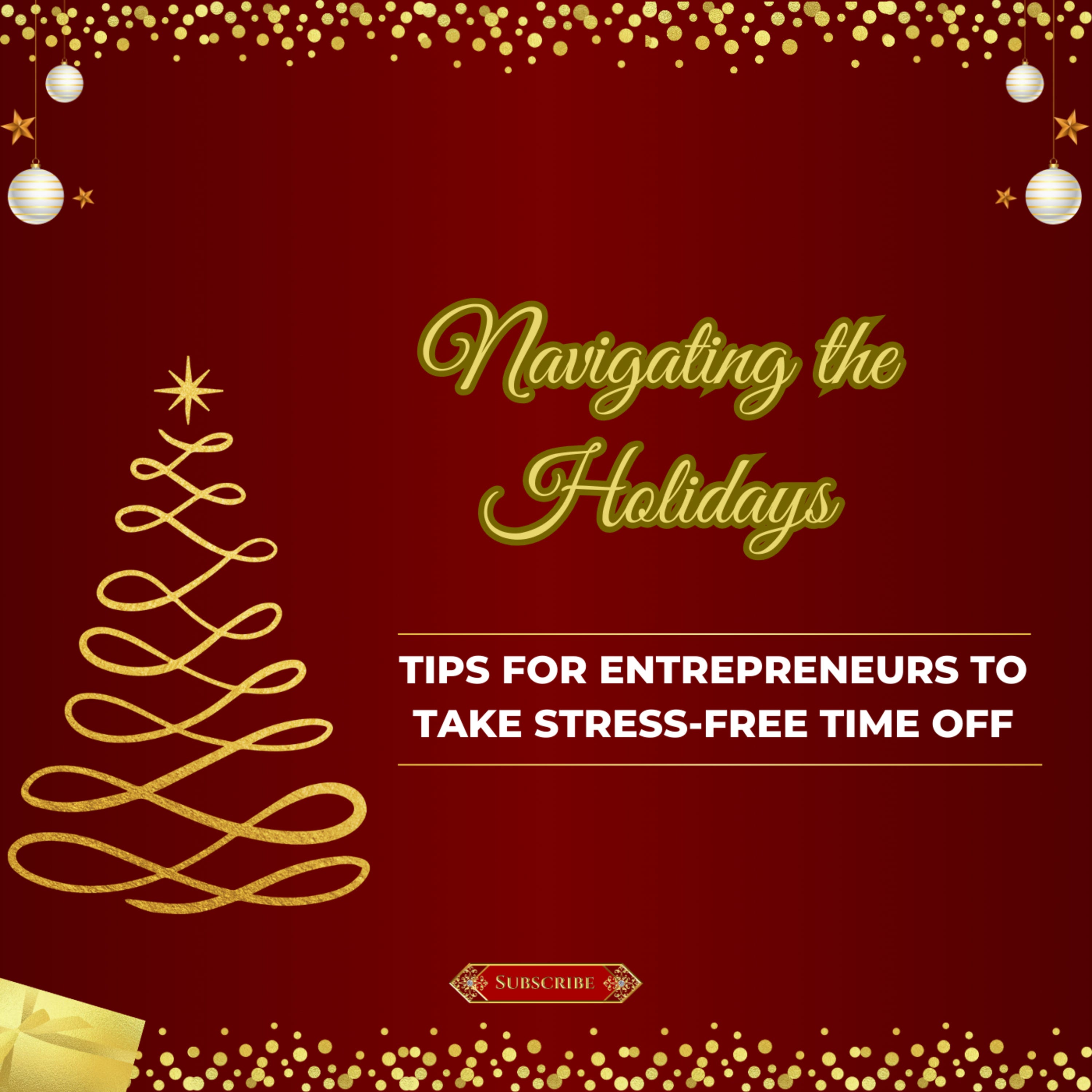 Bonus Ep 41: Navigating the Holidays: Tips for Entrepreneurs to Take Stress-Free Time Off episode artwork
