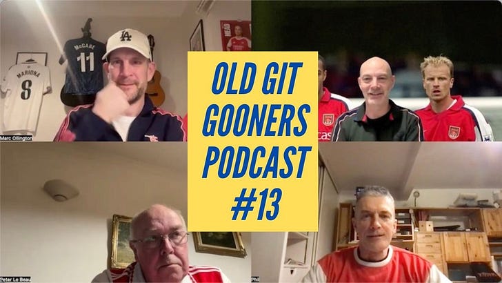 Old Git Gooners Podcast #13 - 6th March 2026 Old Git Gooners Podcast #13 - 6th March 2026