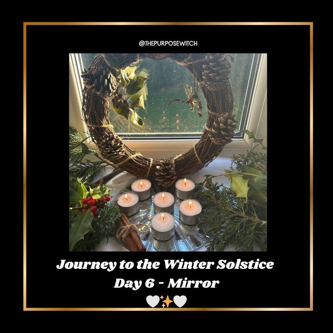 💫 JOURNEY TO THE WINTER SOLSTICE DAY 6 - Reflecting with a Mirror 💫 episode artwork
