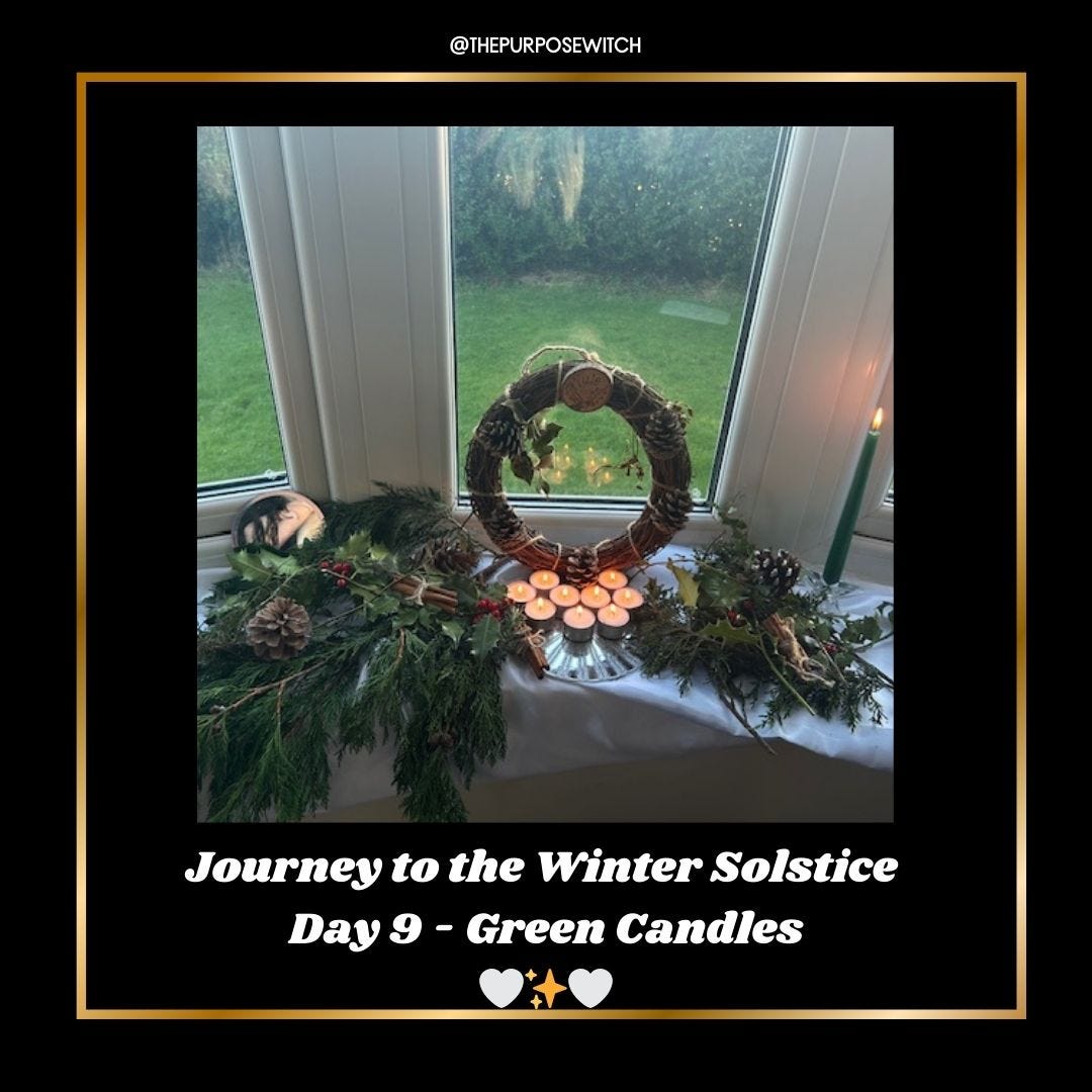 💫 JOURNEY TO THE WINTER SOLSTICE DAY 9 - Welcoming Prosperity with Green Candles 💫 episode artwork
