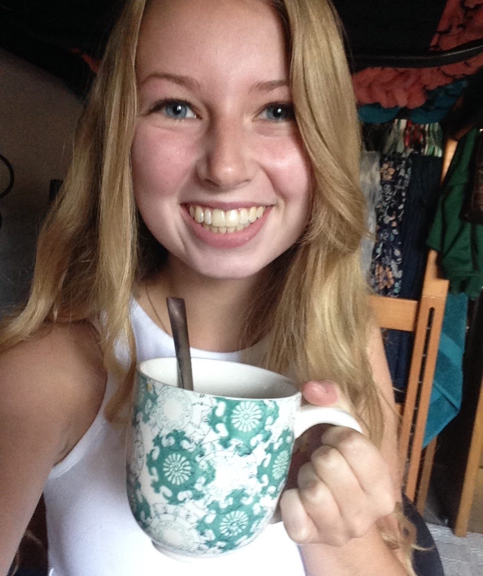 I meet my younger self for coffee I meet my younger self for coffee