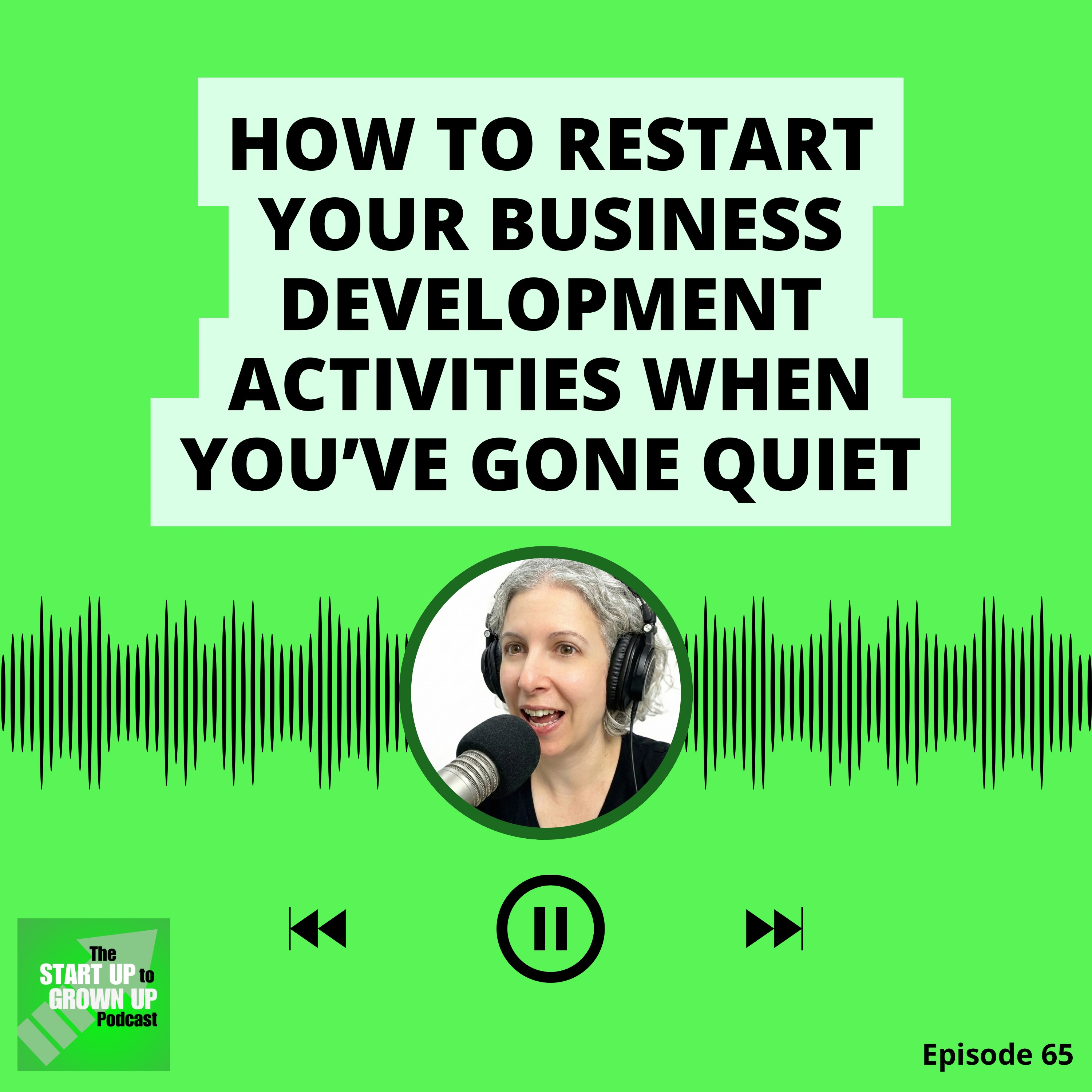 How to restart your business development activities when you’ve gone quiet episode artwork