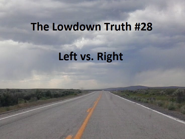 The Lowdown Truth #28: Left vs. Right episode artwork