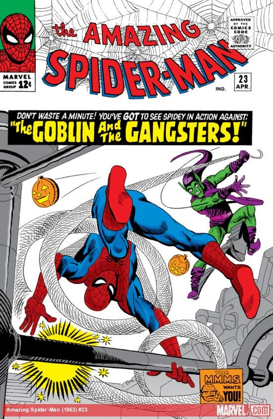 E191: Come on, ugly doesn't mean evil! (Amazing Spider-Man #23) -- April 1965