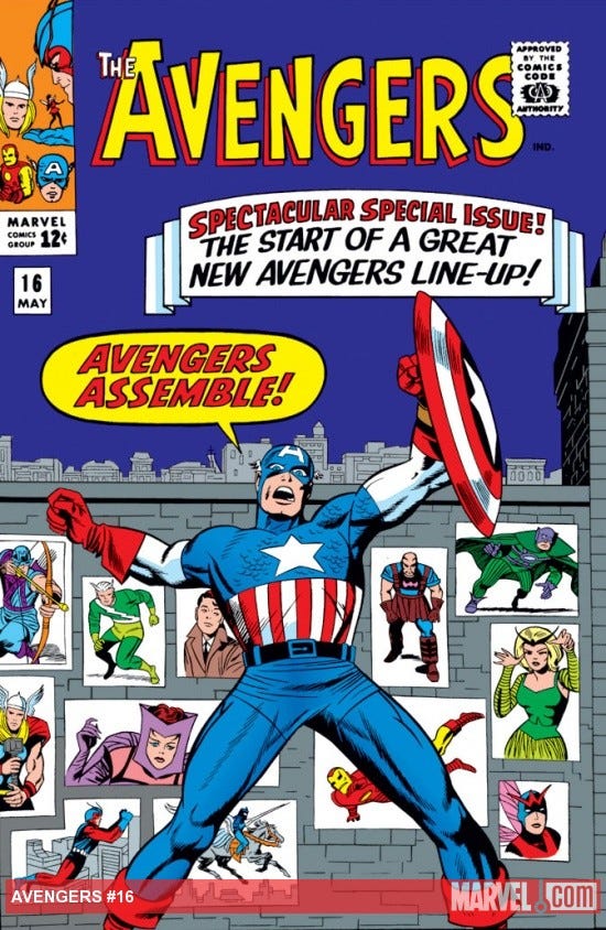 E200: (fixed audio!) Avengers in Name Only? (Avengers #16, Part 2) -- May 1965