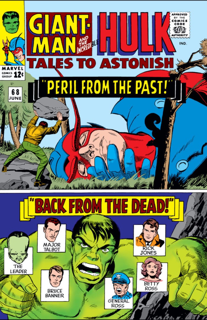 E203: Post-Avengers (Tales to Astonish #68) -- June 1965