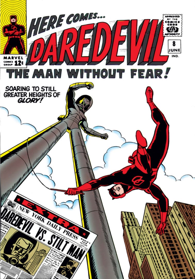 E205: They Don't Make Villains Like They Used to (Daredevil #8) -- June 1965