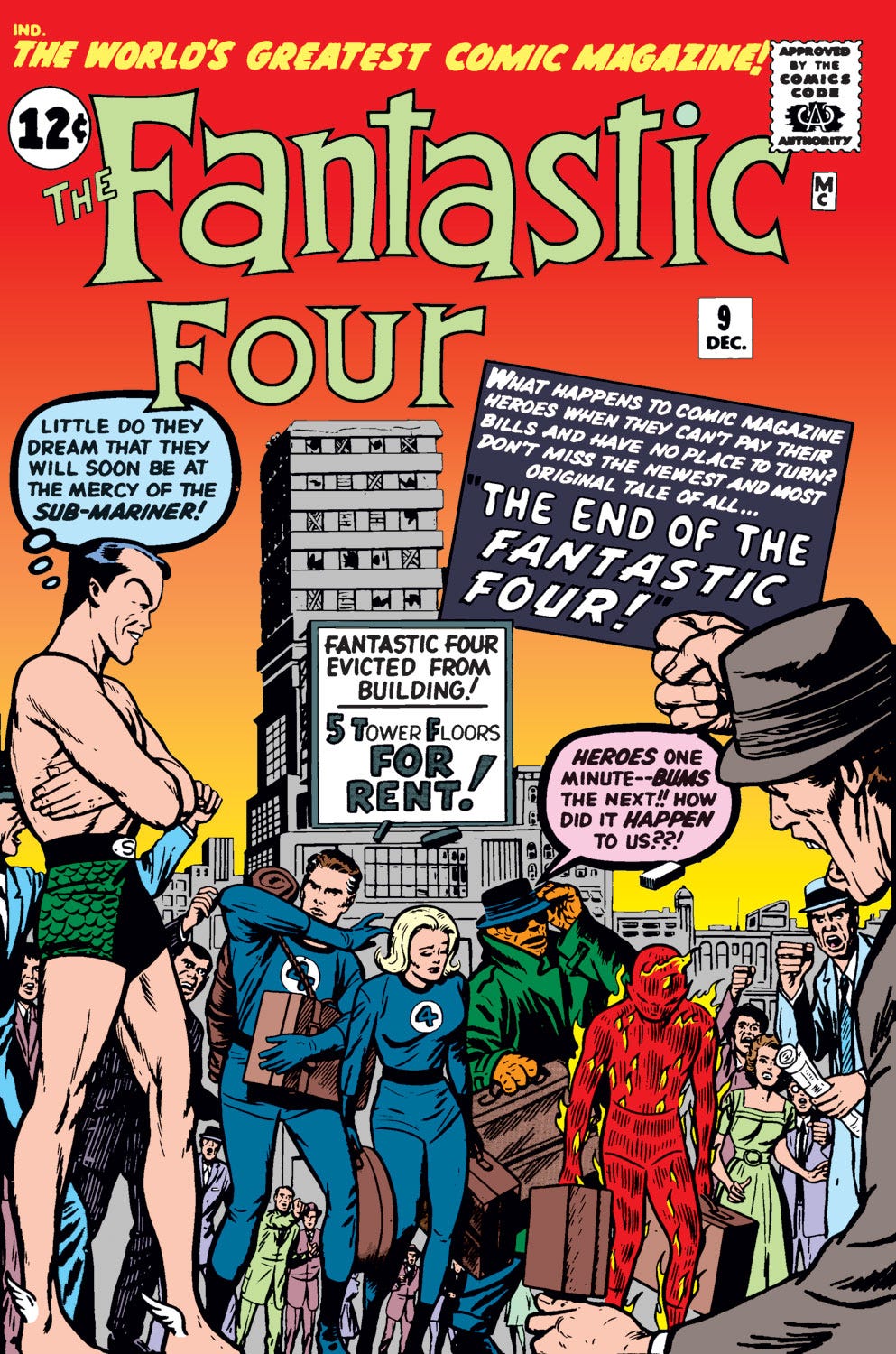 Episode 32: Fantastic Four, The Movie! (Fantastic Four #9 , Part 2) -- Dec 1962