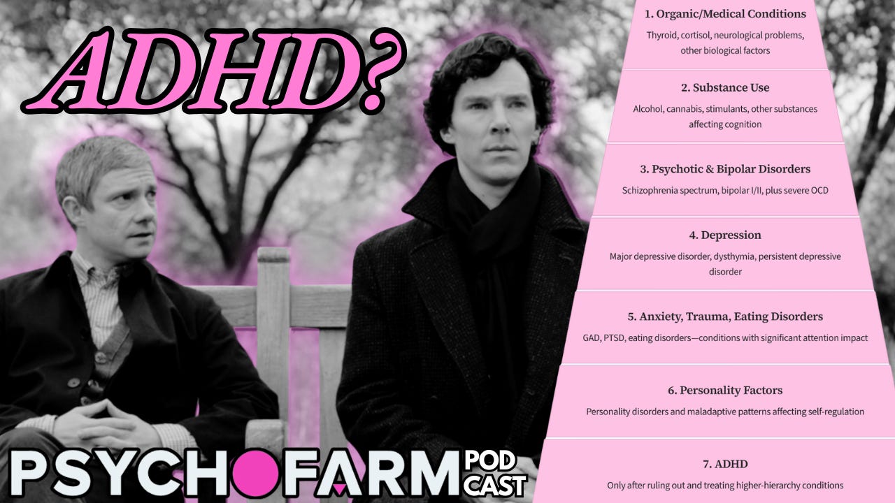 ADHD Is Not the Only Diagnosis: Differential and Diagnostic Hierarchy