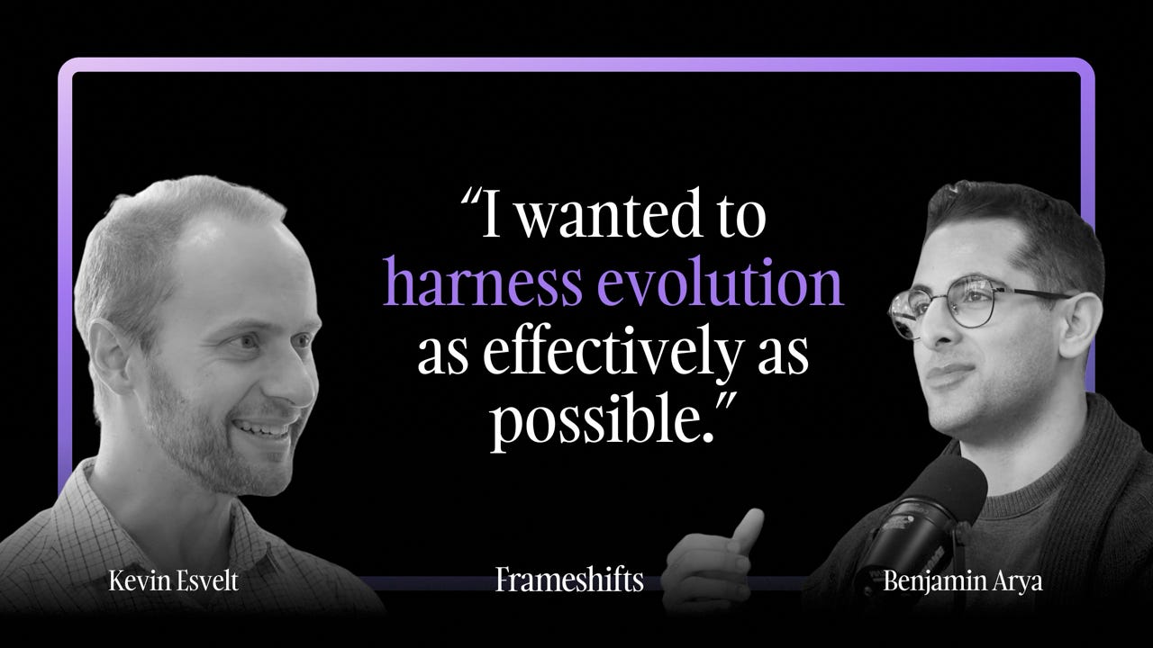 Kevin Esvelt: Sculpting Evolution, Engineered Viruses and Safeguarding Biotechnology | Frameshifts Episode #1