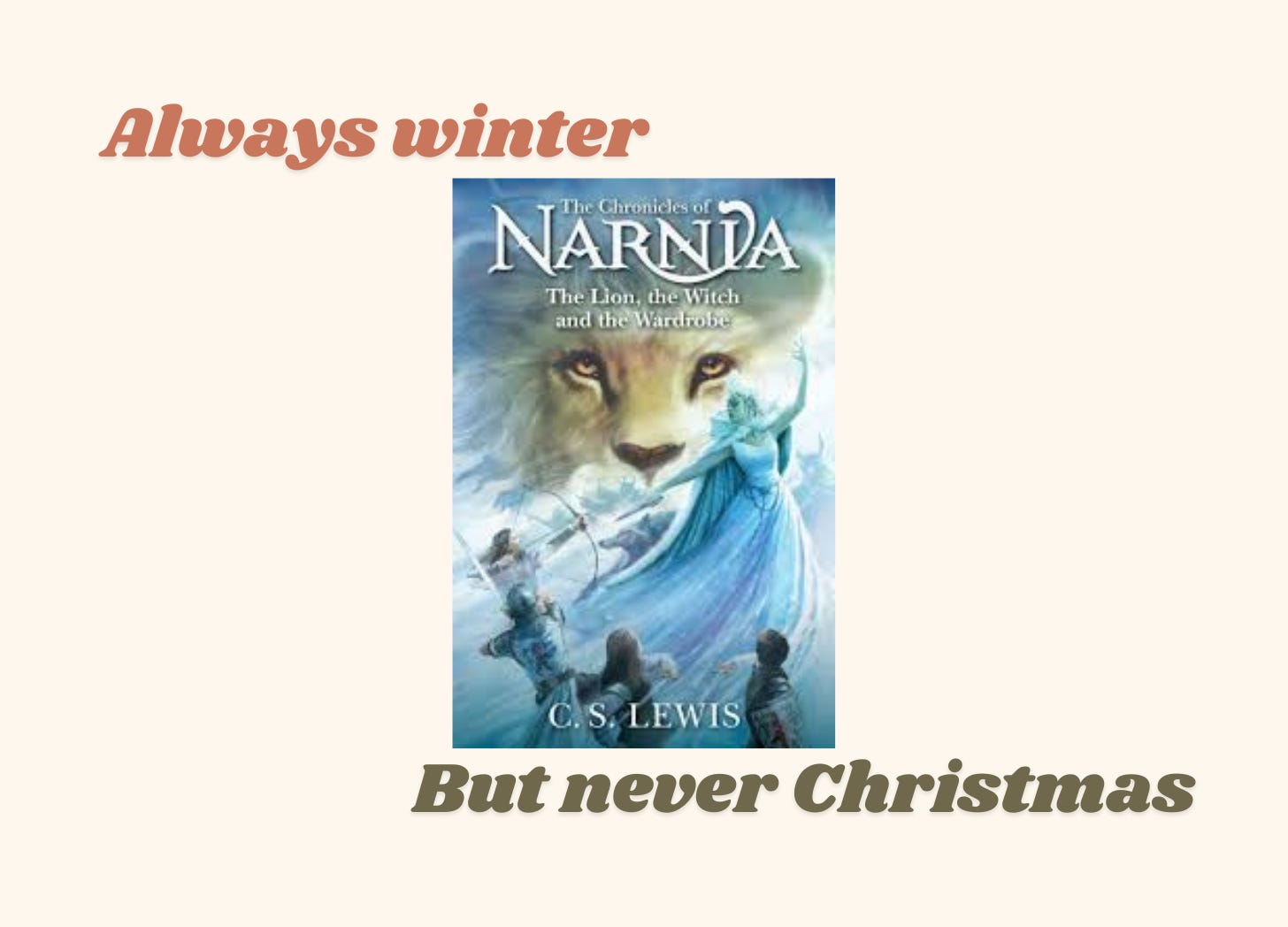 ❄️It Won't Always Be Winter, According to The Lion, the Witch and the Wardrobe episode artwork