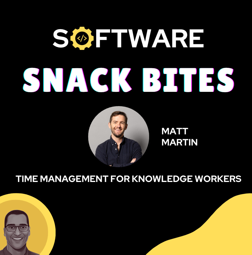 Time Management for Knowledge Workers - Matt Martin (CEO, Clockwise)