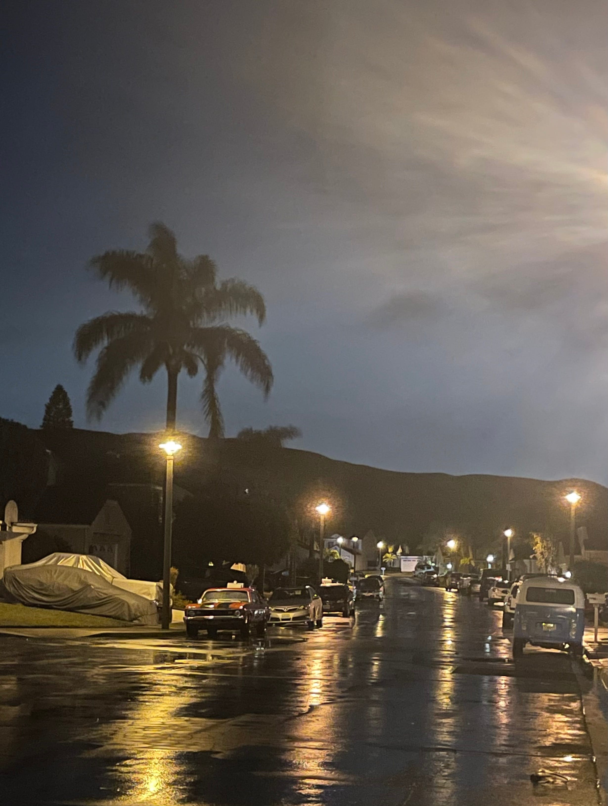 Rain in Yorba Linda