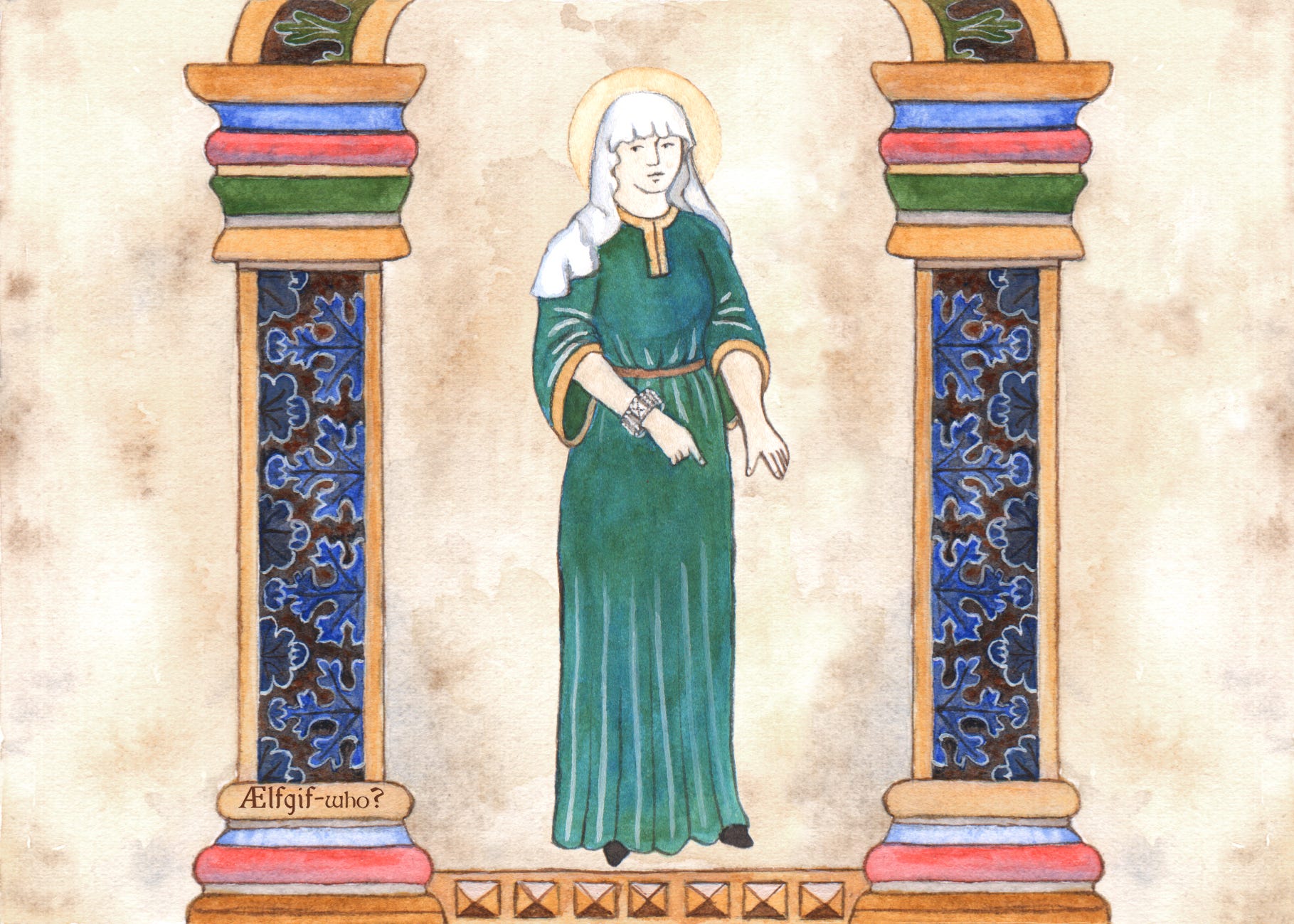 Saint Bega: Begu, Heiu, Beyu or beag? A legendary Irish saint who may have been many women... or a bracelet episode artwork