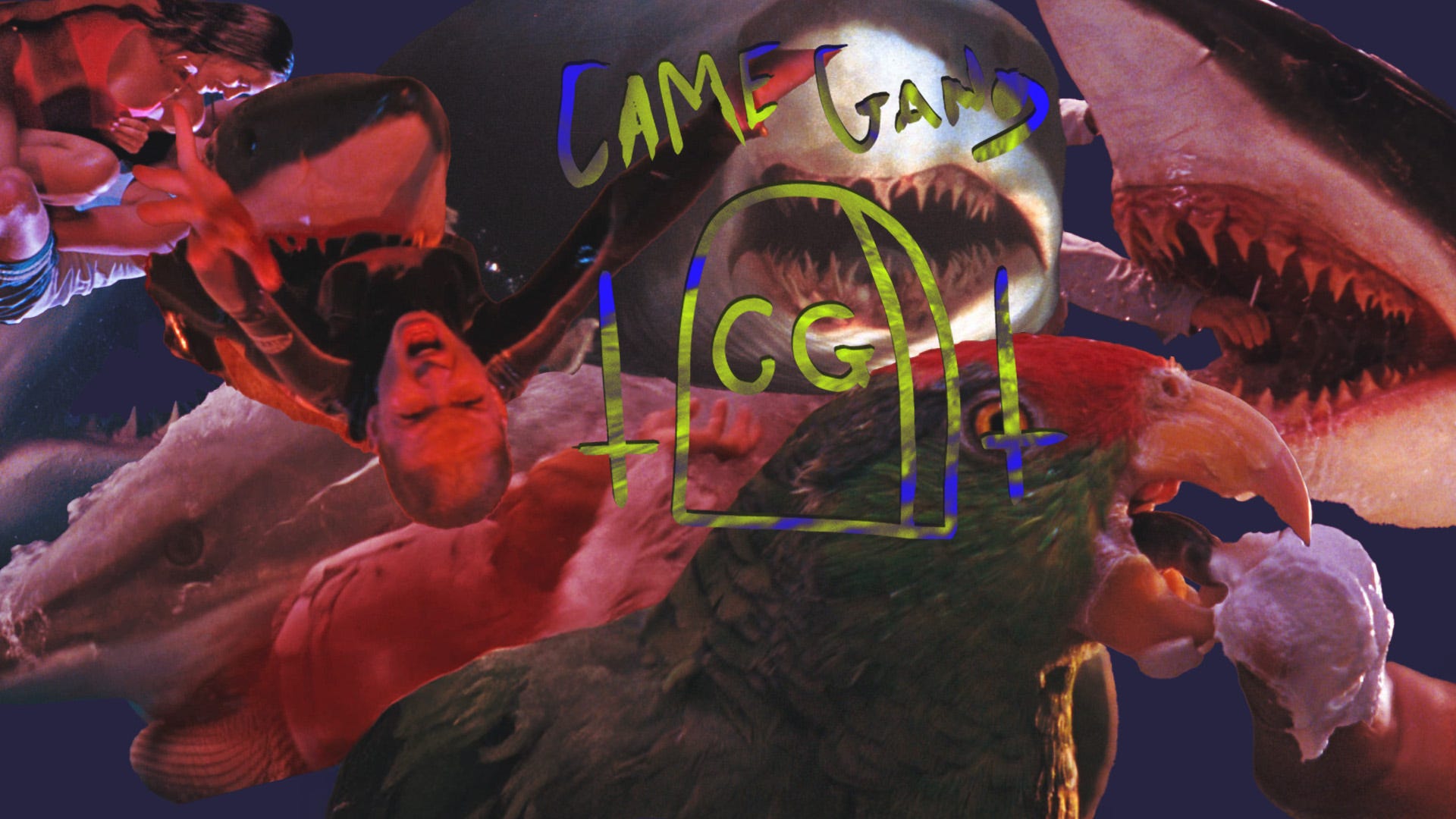 LL Cool J's Head Is Actually Nothing Like a Shark's Fin in DEEP BLUE SEA!! || 𐕣 CAME GANG 𐕣