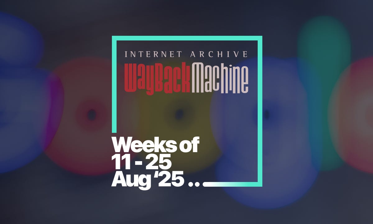 Shared secrets | Risk Updates for Weeks of 11th August - 25th August '25