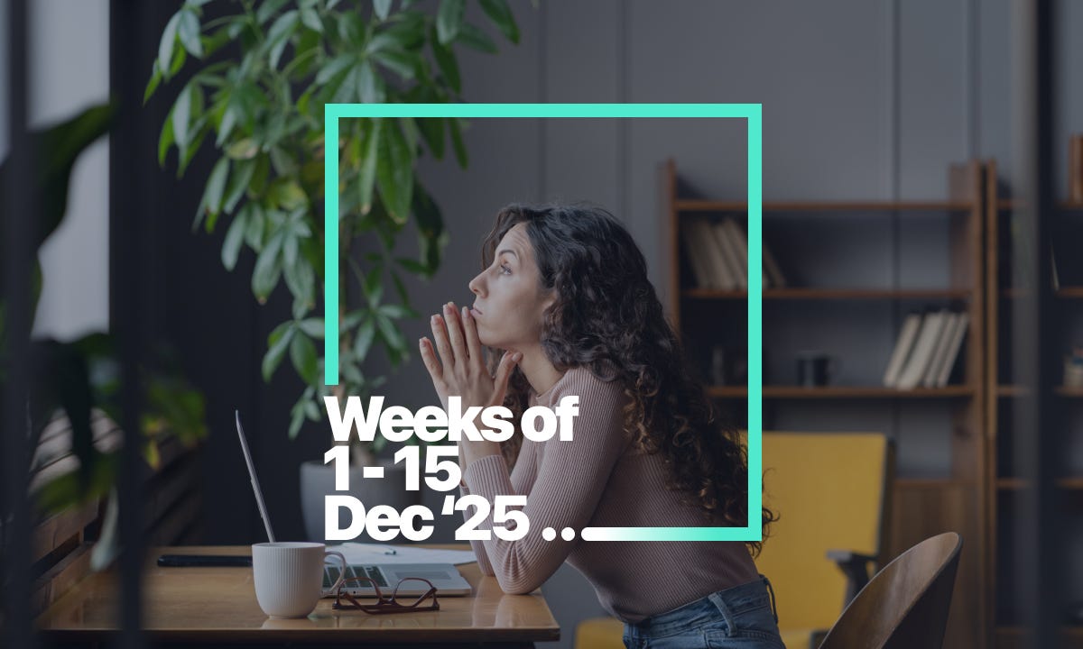 Burnout Bias | Risk Updates for Weeks of 1 December - 15 December '25