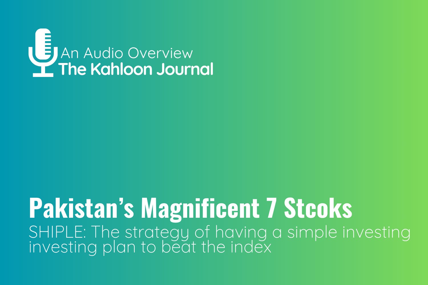 Deep Dive: Pakistan’s Magnificent 7 Stocks