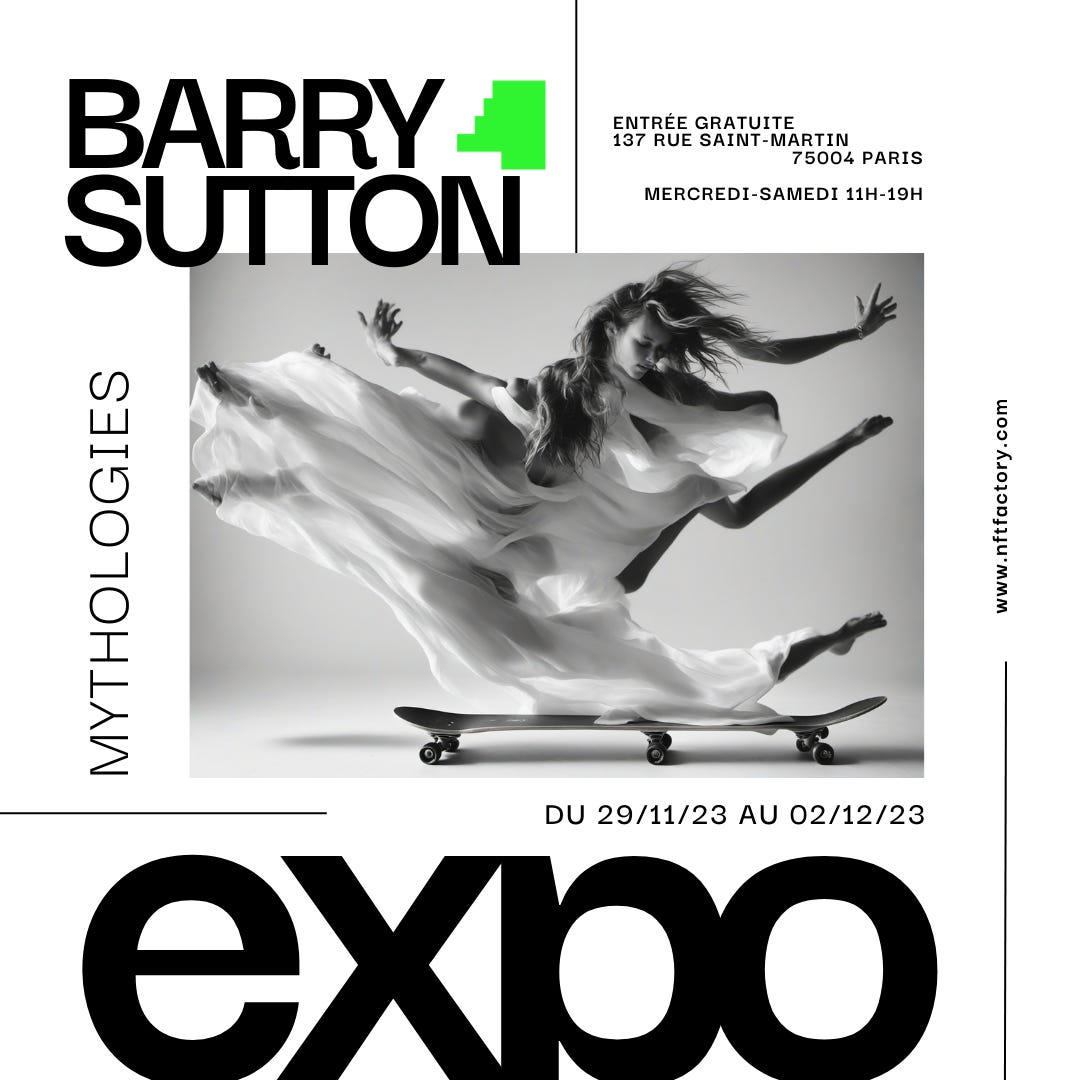 #605 | "Mythologies", le solo show du photographe Barry Sutton à la NFT Factory