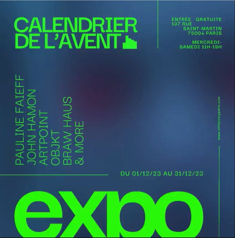 #610 | Marché de Noël + Expo "Calendrier de l'Avent" en direct de la NFT Factory