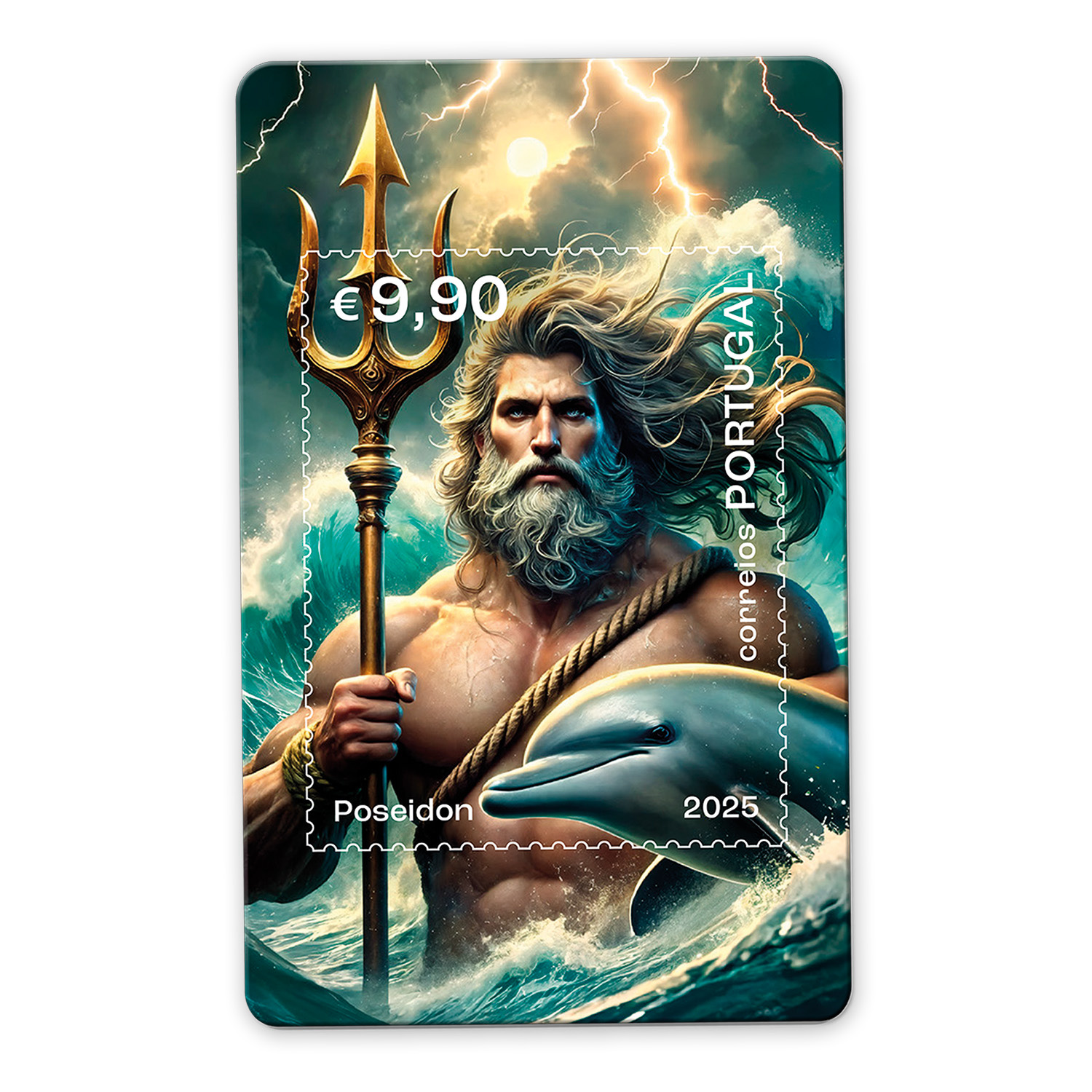 #837 | Poseidon & Greek Mythology | CTT Crypto-Stamp project