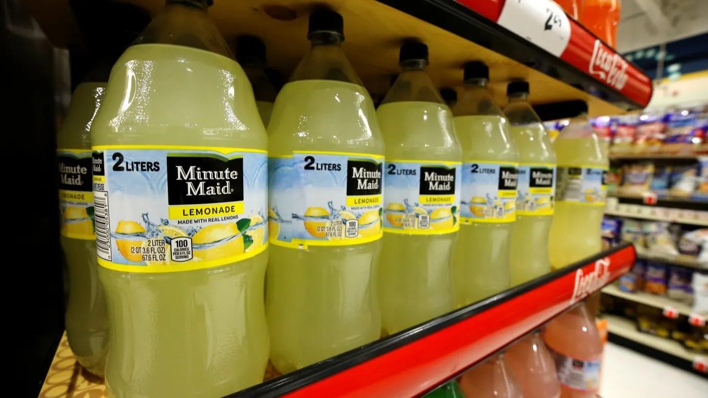 Coca-Cola Recalls Over 13,000 Cases of Minute Maid Zero Sugar Lemonade Due to Labeling Error episode artwork