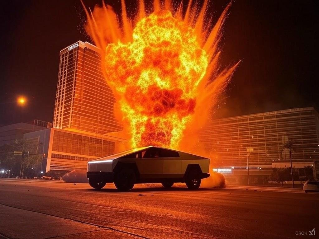 The Cybertruck Bomber: Matthew Livelsberger’s Cryptic Manifesto and Explosive Secrets episode artwork
