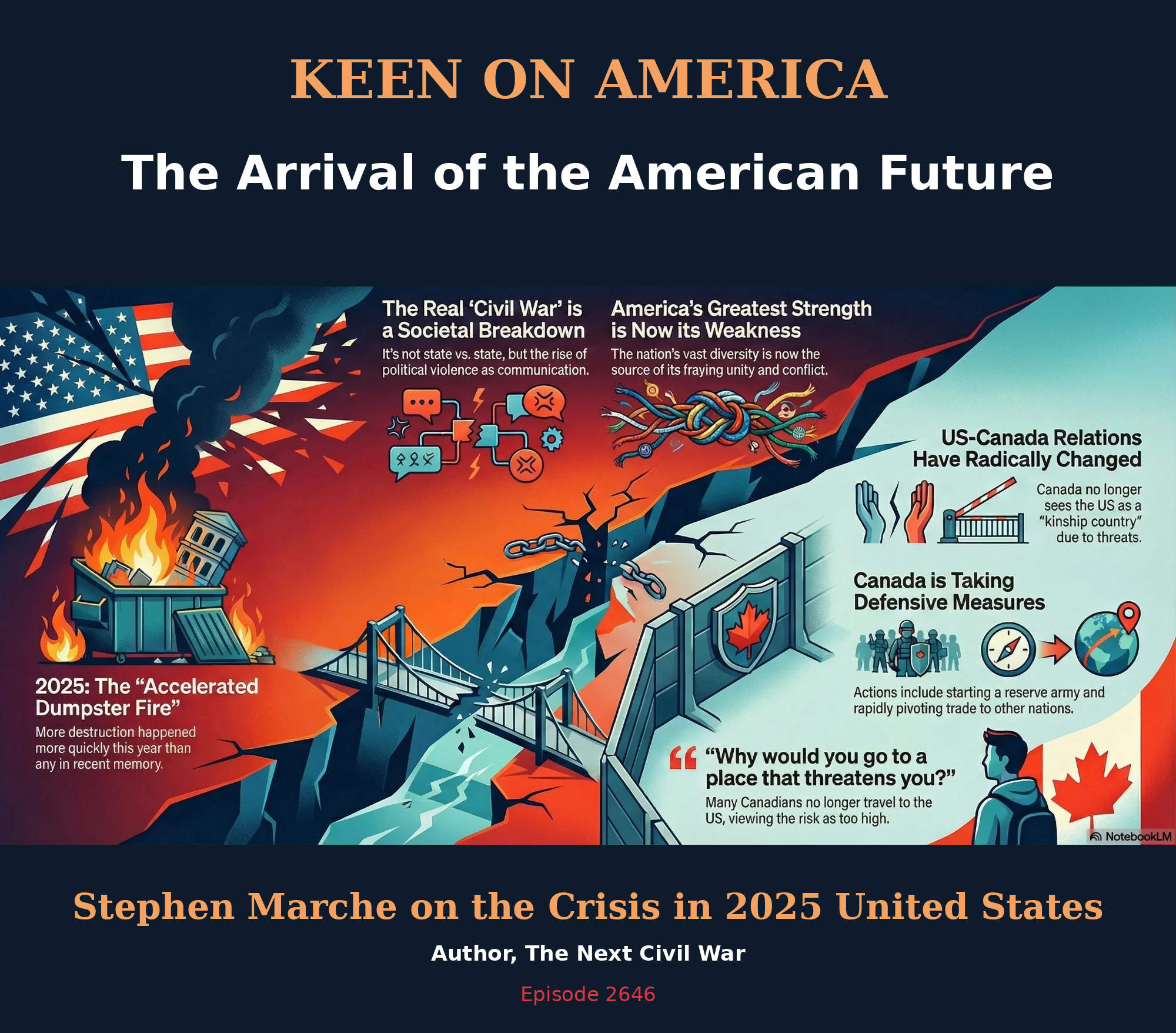 The Arrival of the American Future: Stephen Marche on the Crisis in 2025 United States