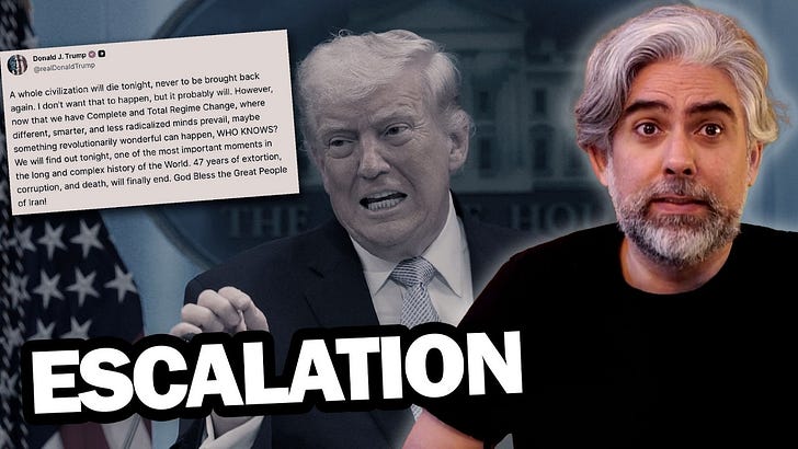 Trump Threatens Iran's "Whole Civilization." DHS Shutdown Winners and Losers (With Kirk Bado)