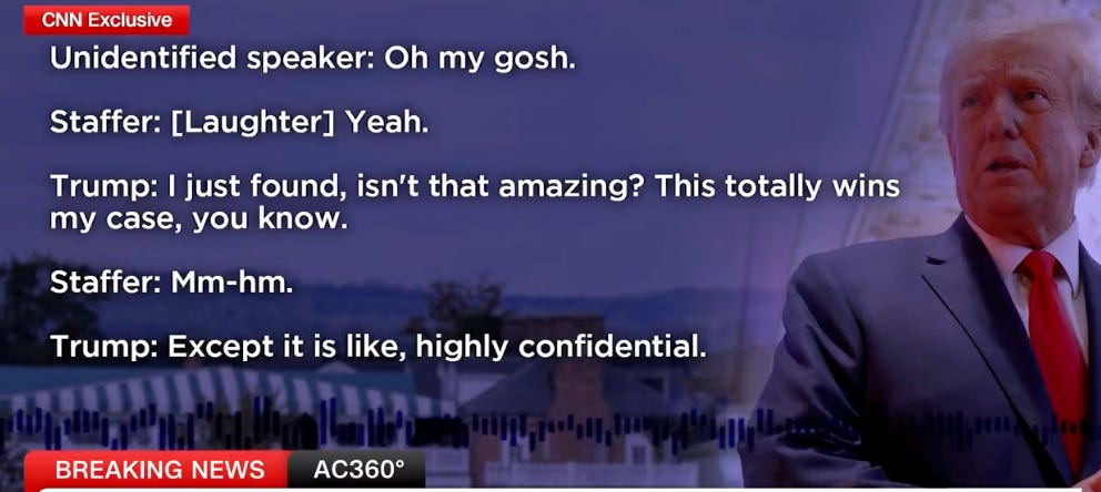 MAGA man hilariously tries and fails to defend Trump after release of recording episode artwork
