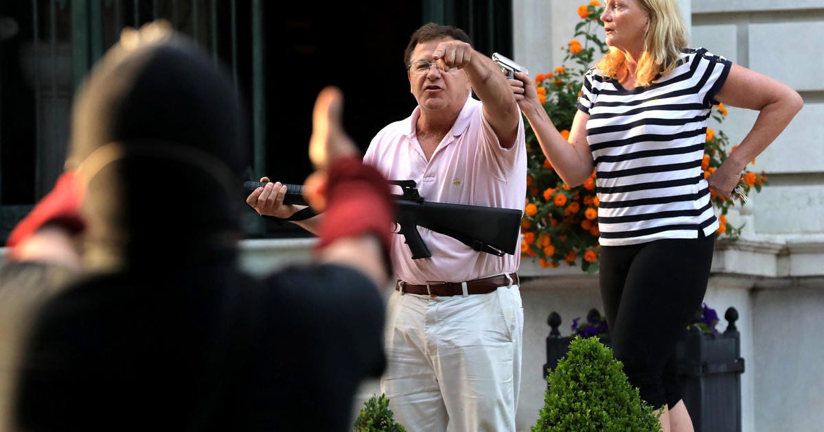 Caller claims McCloskeys didn't break law by pointing guns at protesters   episode artwork