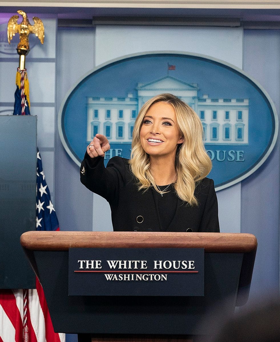 Michael in Alabama calls to praise Trump's "pure" press secretary episode artwork