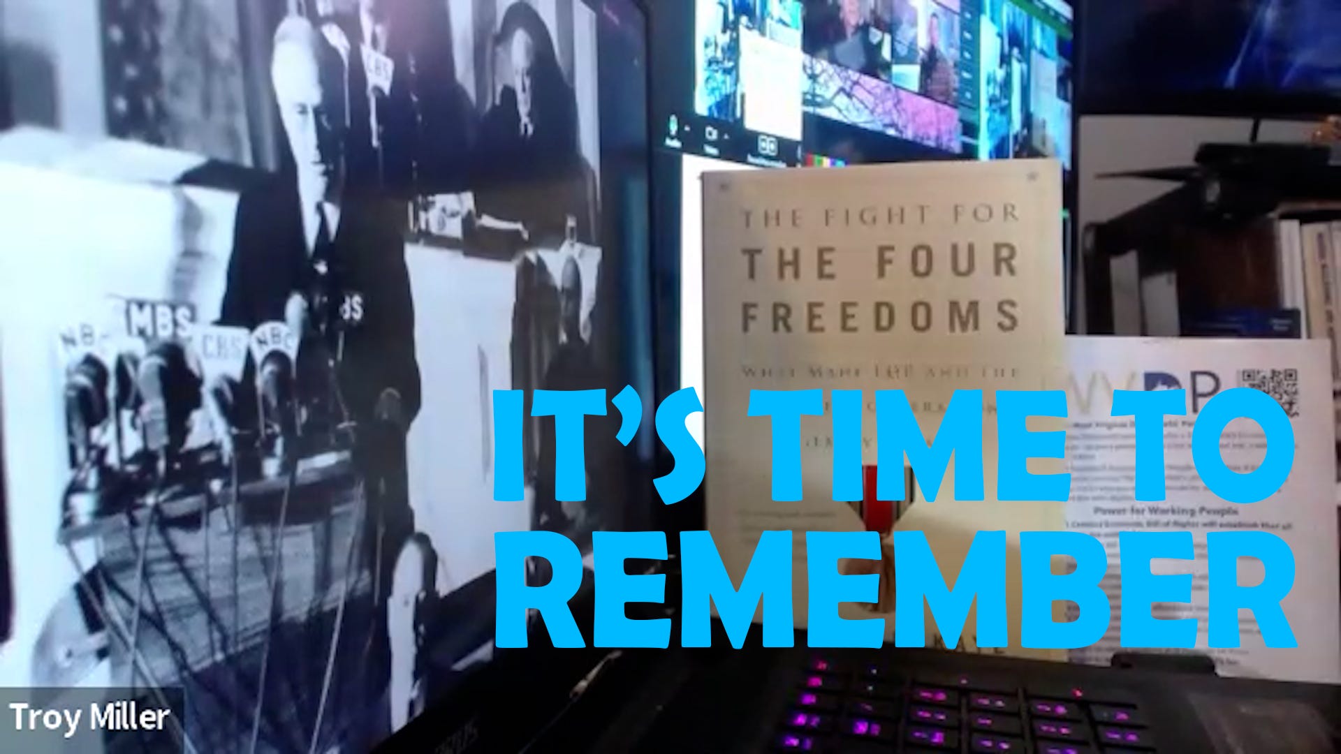 January 6, FDR, and the Fight for the Four Freedoms -- with historian Harvey J. Kaye